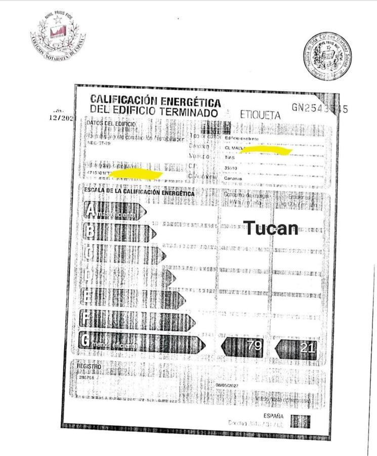 Vivienda Vacacional El Tucan Тіас Екстер'єр фото